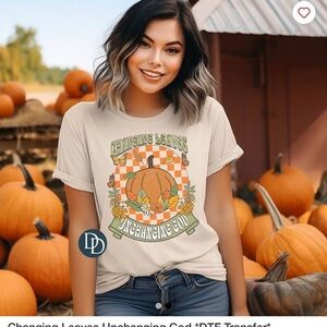 Changing leaves unchanging god unisex graphic‎ T-shirt